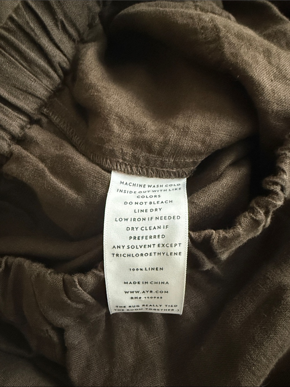 AYR 100% linen pants Small - Picture 7 of 7